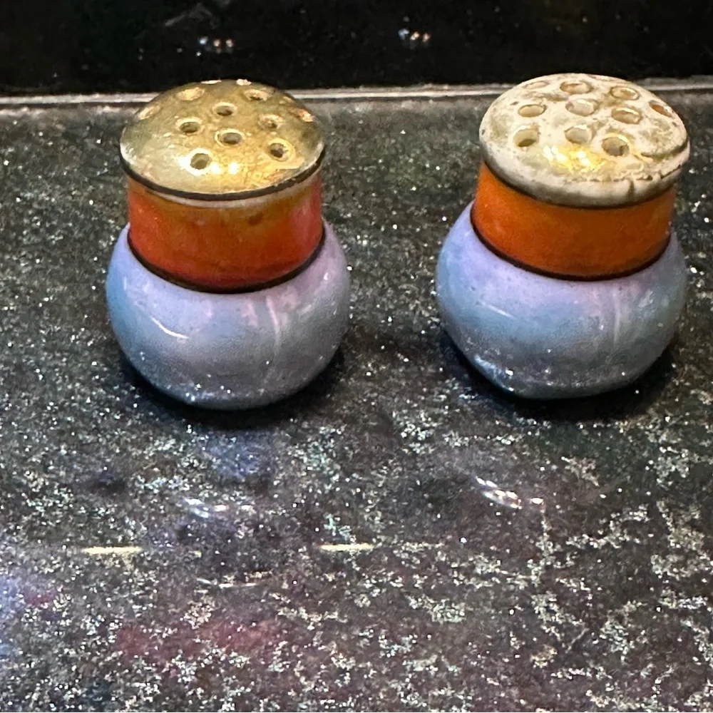 Miniature Hand Painted Made in Japan Salt & Pepper Shakers